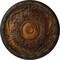 Ekena Millwork Amelia Ceiling Medallion (Fits Canopies up to 4 1/8"), Hand-Painted Rust, 15 3/4"OD x 5/8"P CM16AMRUS - alternate 1